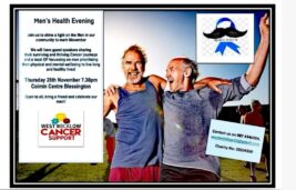 Men's Health Evening - Thursday the 28th 7.30PM Coimin Centre Blessington - All welcome