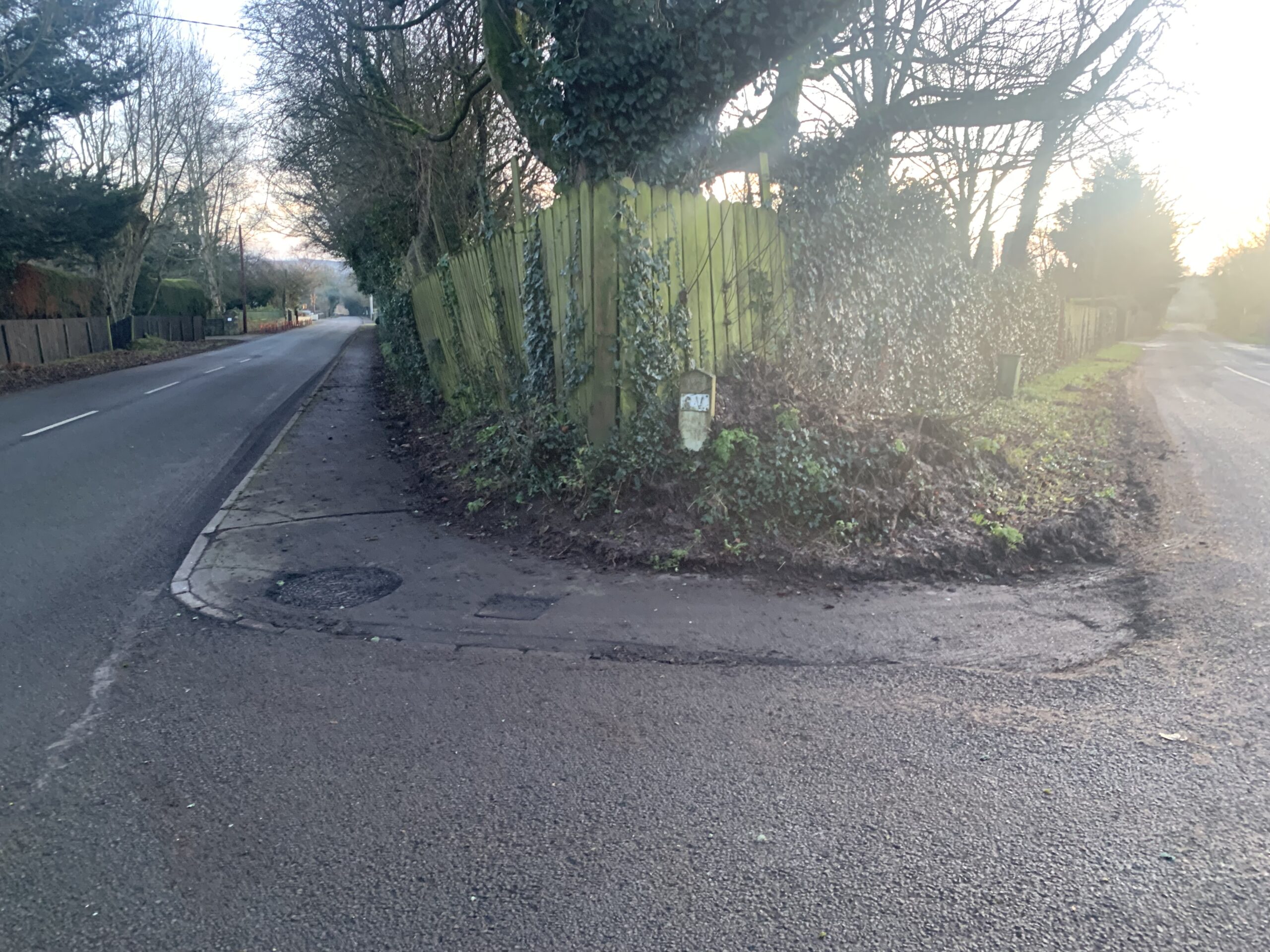 Road and Pavements Cleanup around the site and Road Sweeping throughout the village