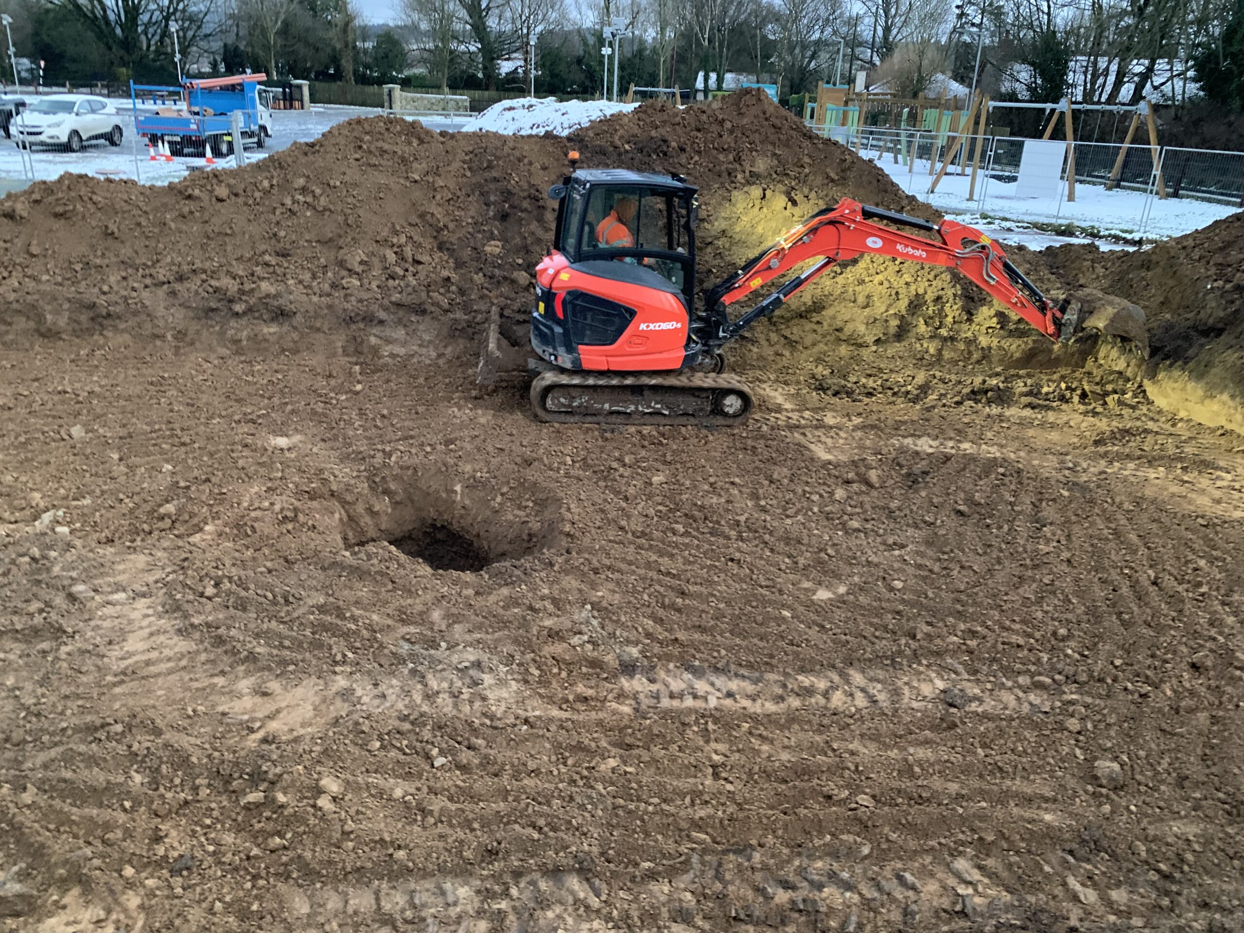 Bluestream Environmental installation of a Tricel P30 Pumped Wastewater Treatment System - Photos